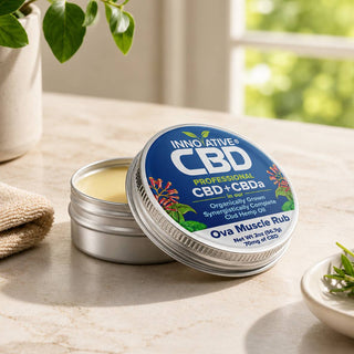 Full-Spectrum CBD OVA Muscle Rub – Cooling Relief Balm