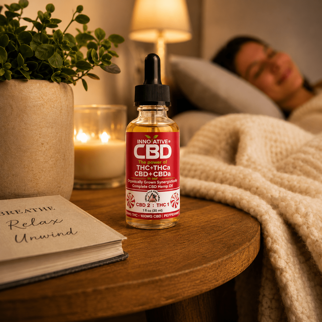 2:1 CBD + THC Tincture | Full Spectrum Wellness Oil | Innovative CBD
