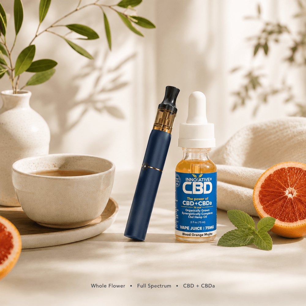 Premium Full Spectrum CBD Vape Juice | CBD + CBDa Formula
