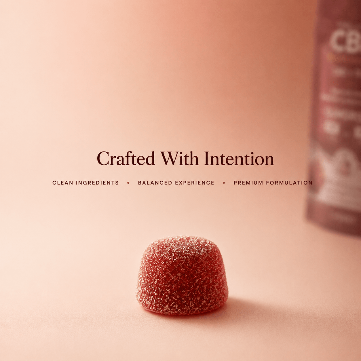 1:1 THC + CBD Cherry Gumdrops | Full Spectrum Edibles
