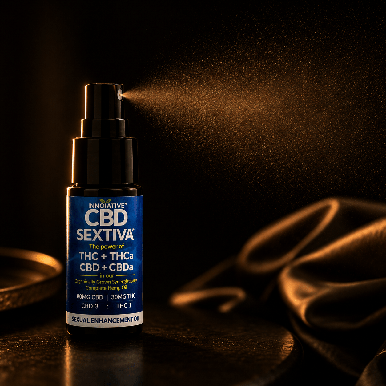 Sextiva 3:1 CBD + THC | Intimate Wellness Oil | Innovative CBD Sextiva 3:1 CBD + THC | Intimate Wellness Oil | Innovative CBD