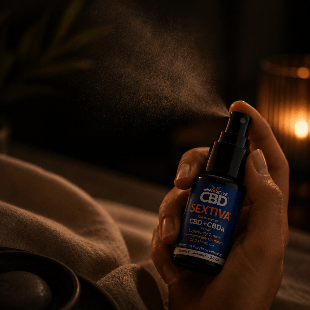 Sextiva CBD Intimacy Oil | Sensual Wellness Formula | Innovative CBD